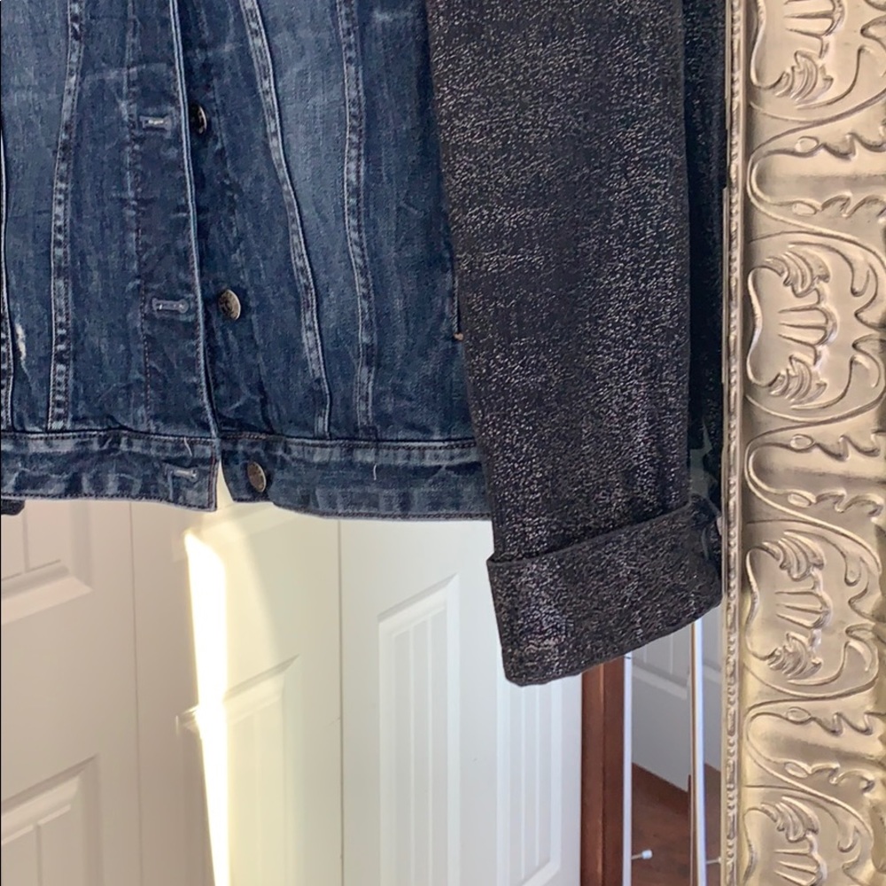 Express Denim Metallic Jacket - Picture 4 of 6
